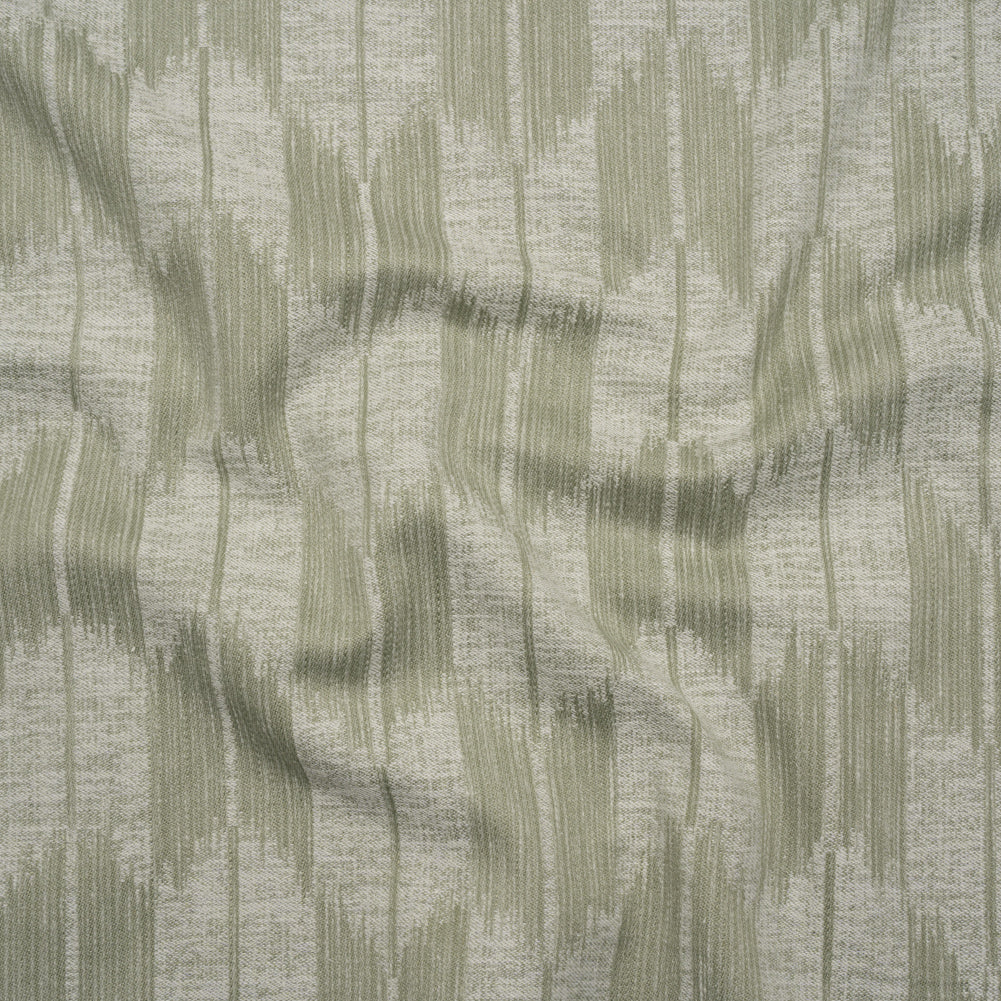 Cotton Blend Home Decor Jacquard - Sage Ikat Checks - British Imported - Joann Fabrics
