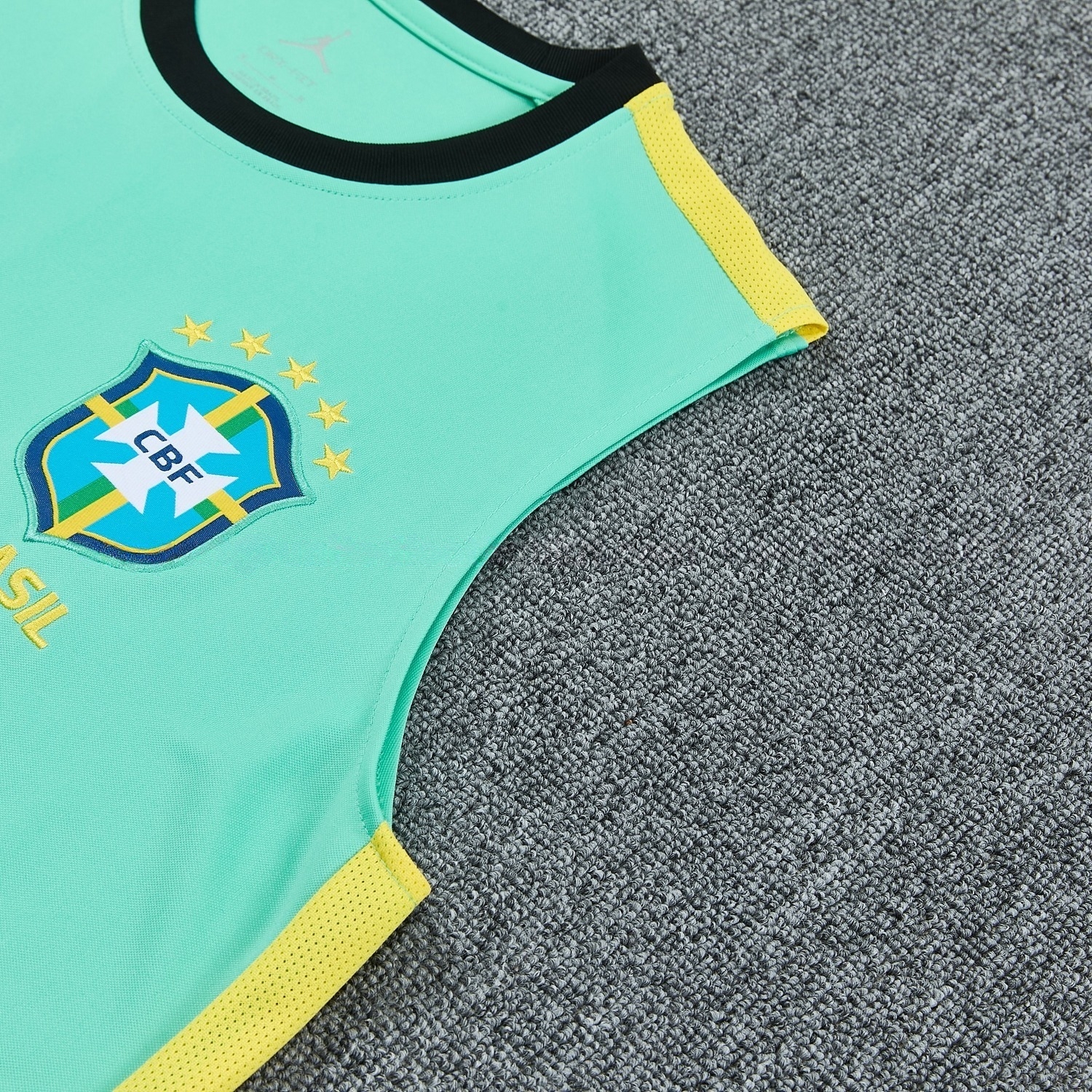 Brazil 2026 Vest Training Set - Green Vest and Dark Green Shorts - UnitedFutballJersey