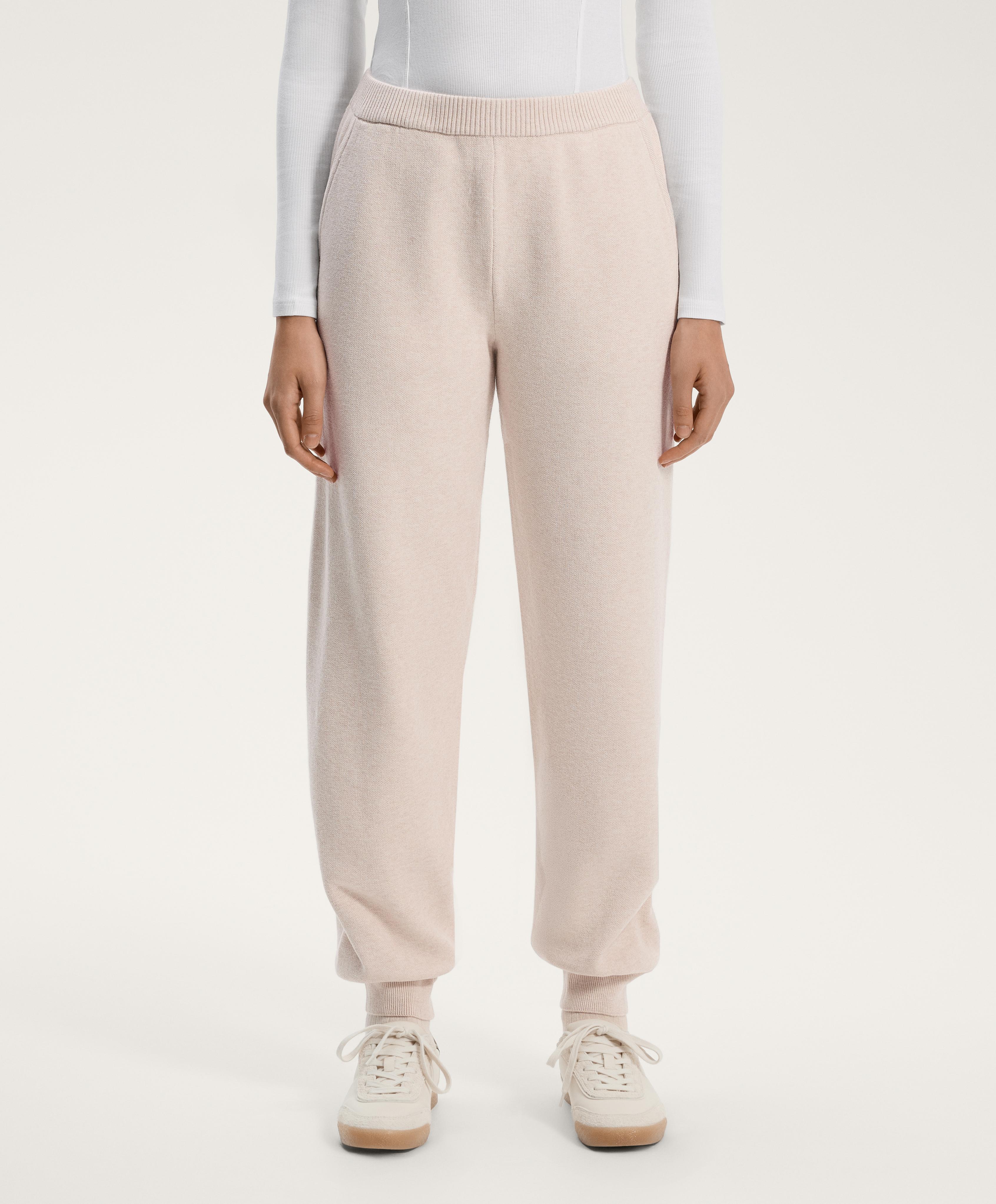 Knit jogger trousers
