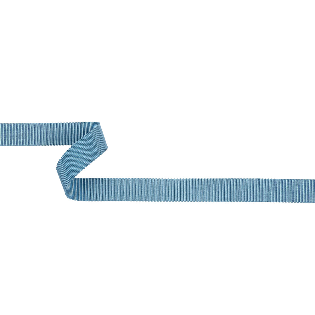 Dusty Blue Recycled Polyester Petersham Grosgrain Ribbon - 15mm - Joann Fabrics