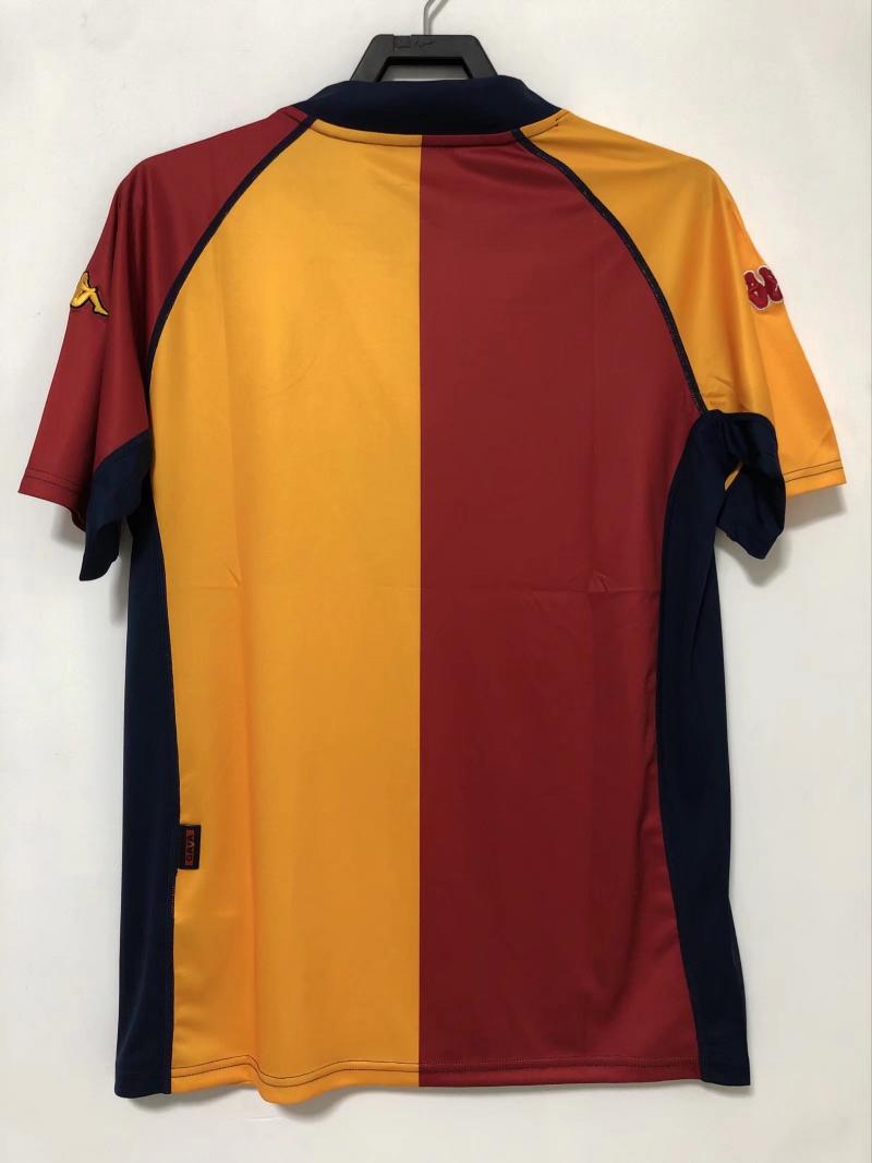 2000-2001 Retro Roma Home Soccer Jersey 1:1 Thai Quality