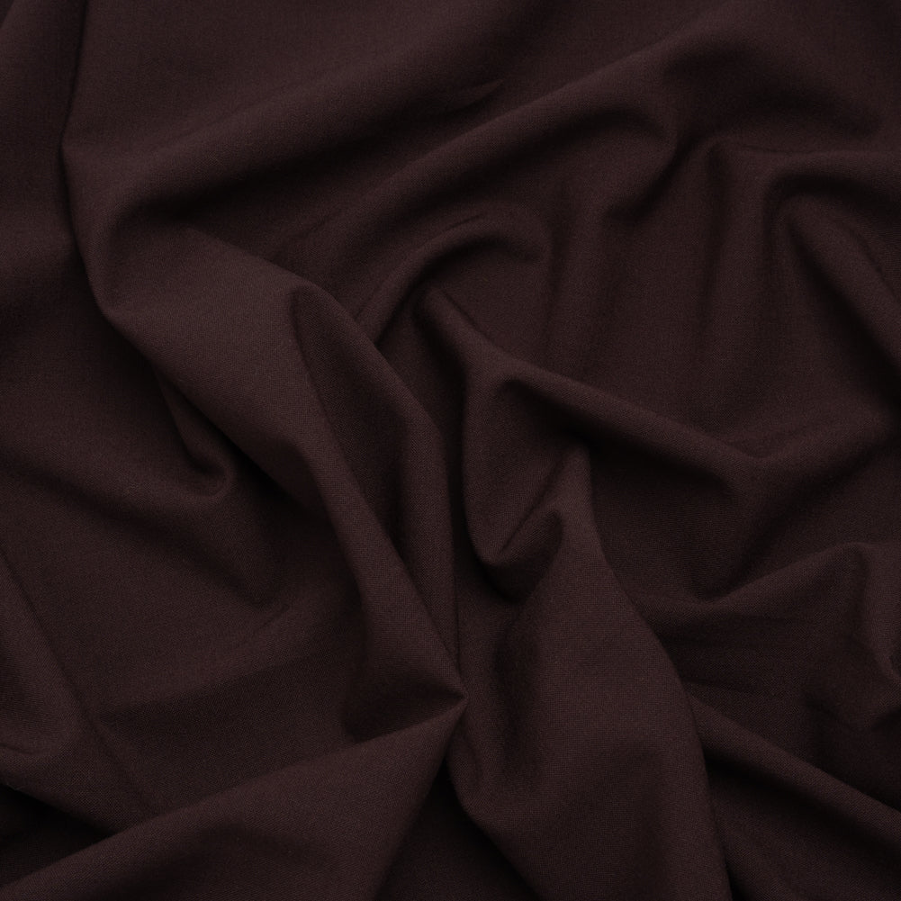 Stretch Polyester and Wool Blend Suiting - Chocolate Brown - Famous Australian Designer Deadstock - Joann Fabrics