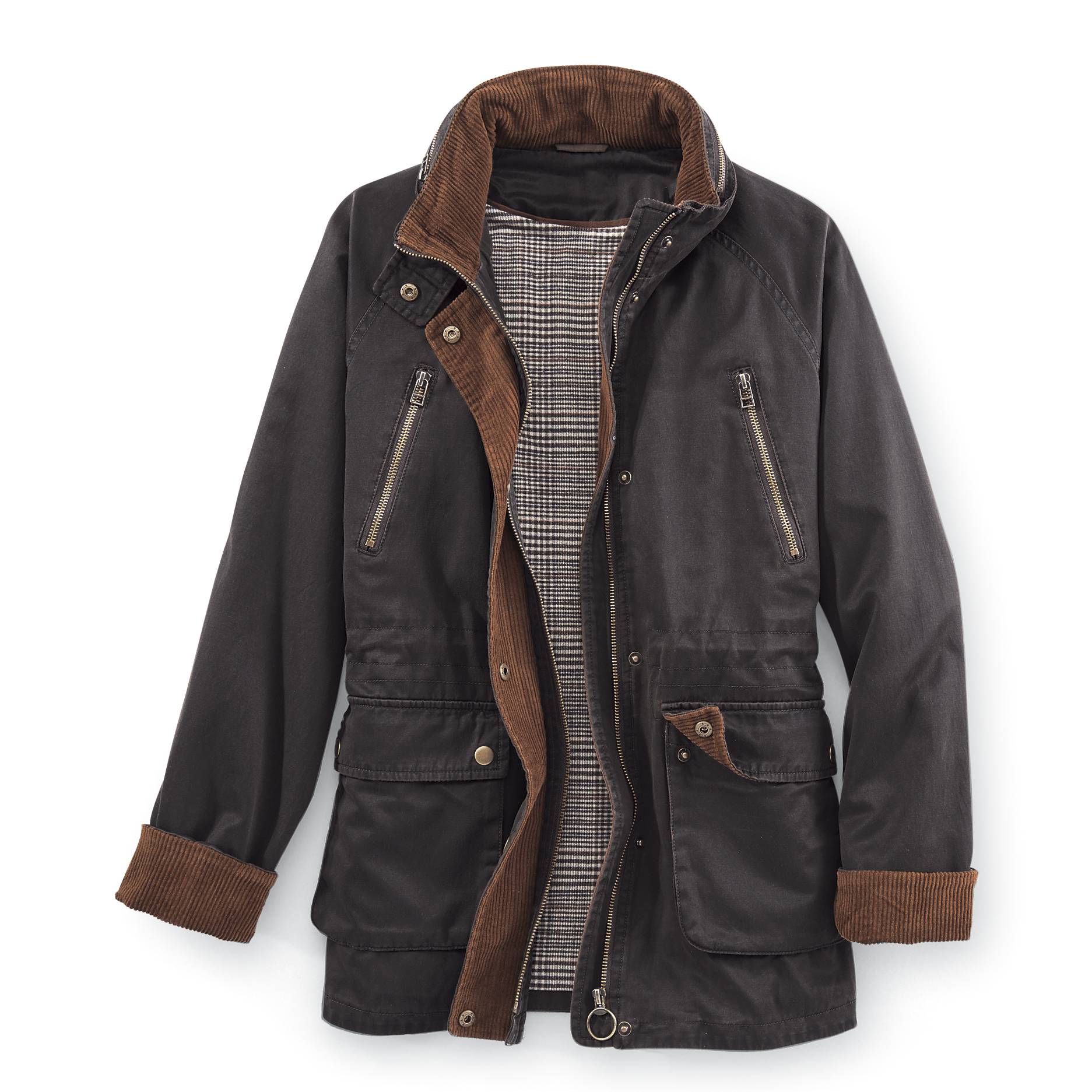Portland Barn Jacket, Fully Lined with Zip Front and Hideaway Hood - Northstyle Catalog