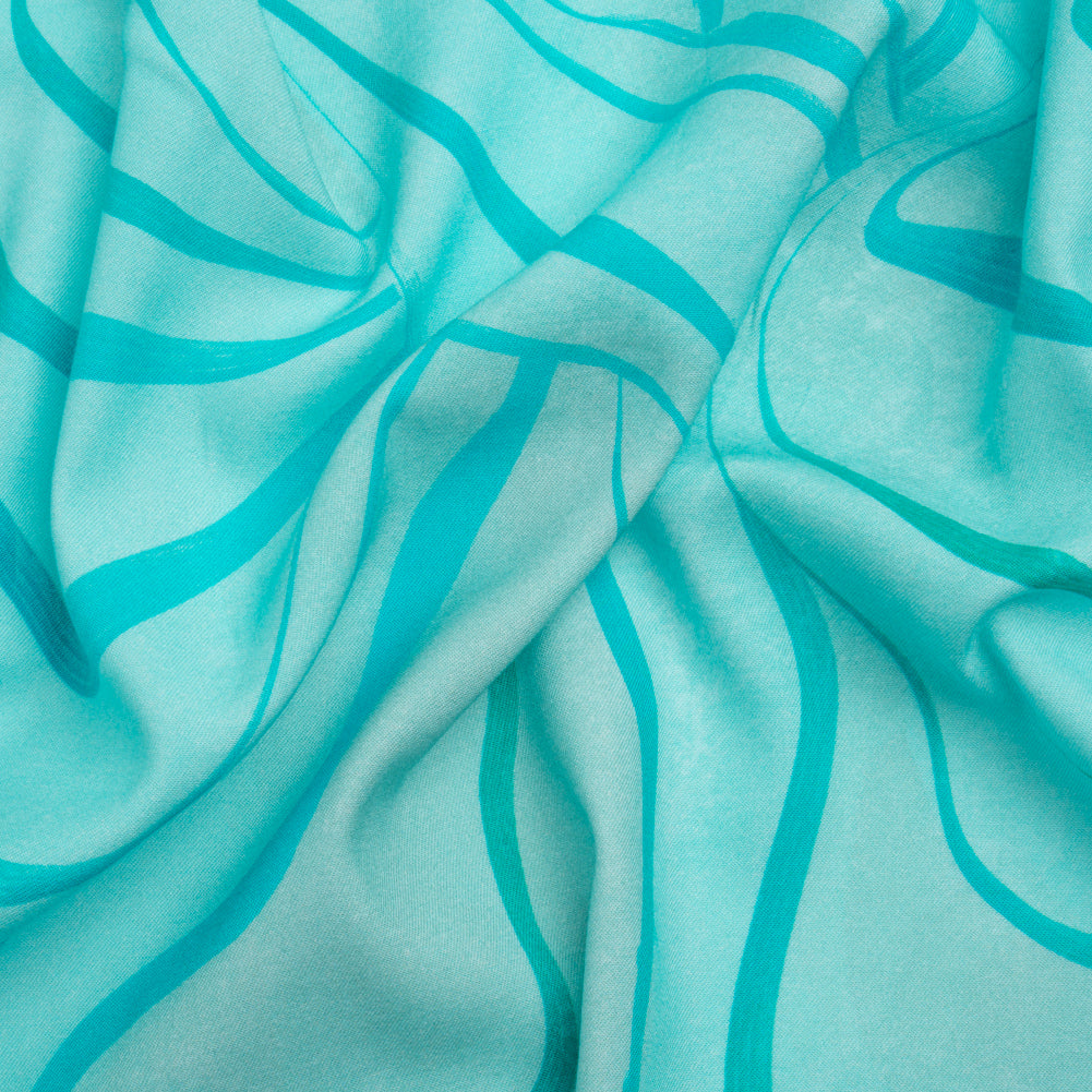 Mood Exclusive Aqua Water Works Stretch Sustainable Rayon Batiste - Joann Fabrics