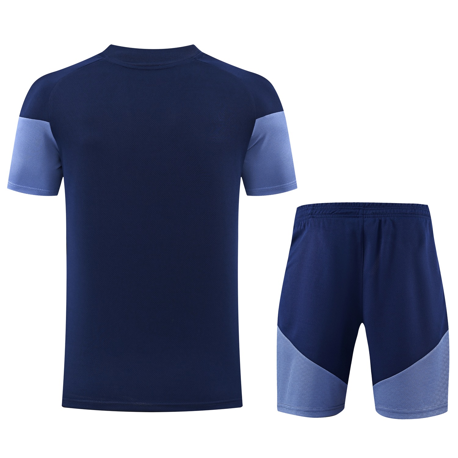 Bayern Munich 26-27 Short-Sleeve Training Set - Deep Blue Top & Deep Blue Shorts - UnitedFutballJersey
