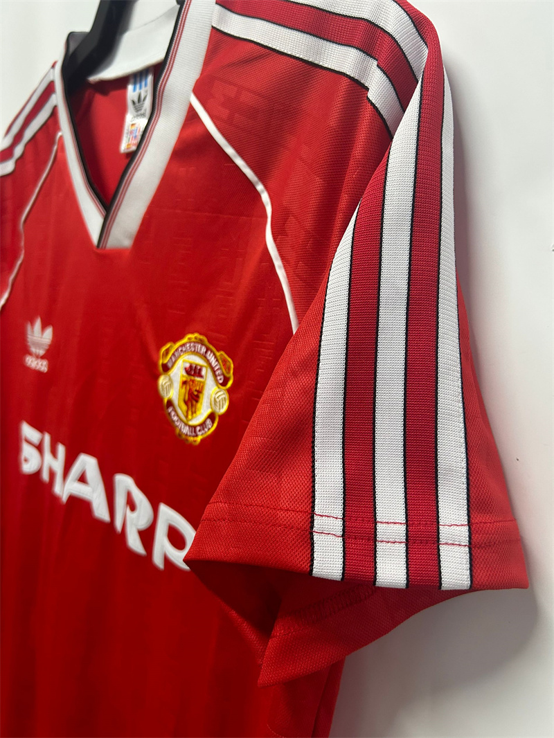 1988/1990 Retro Manchester United Home Football Shirt 1:1 Thai Quality