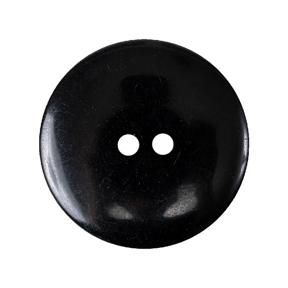 Carbon Black 2-Hole Channel Style Plastic Button - 44L/28mm - Joann Fabrics