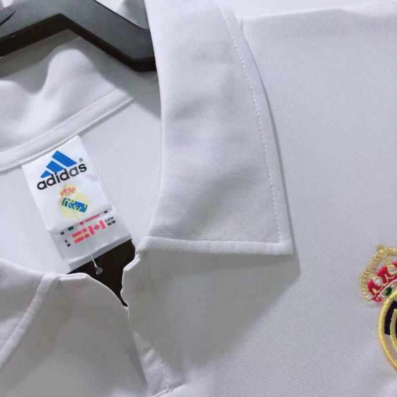 2002/2003 Retro Real Madrid Home Football Jersey Champions League Edition 1:1 Thai Quality
