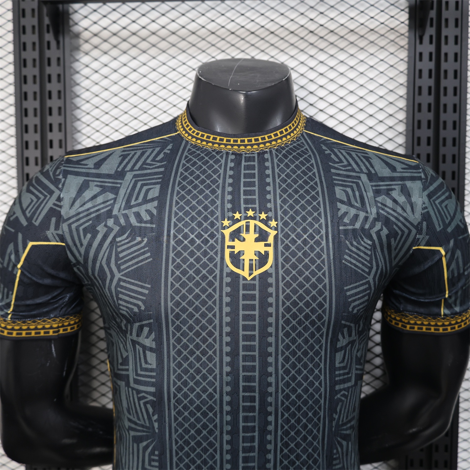 Brazil 2026 COMMA Black Neymar Special Jersey - Player Version - UnitedFutballJersey