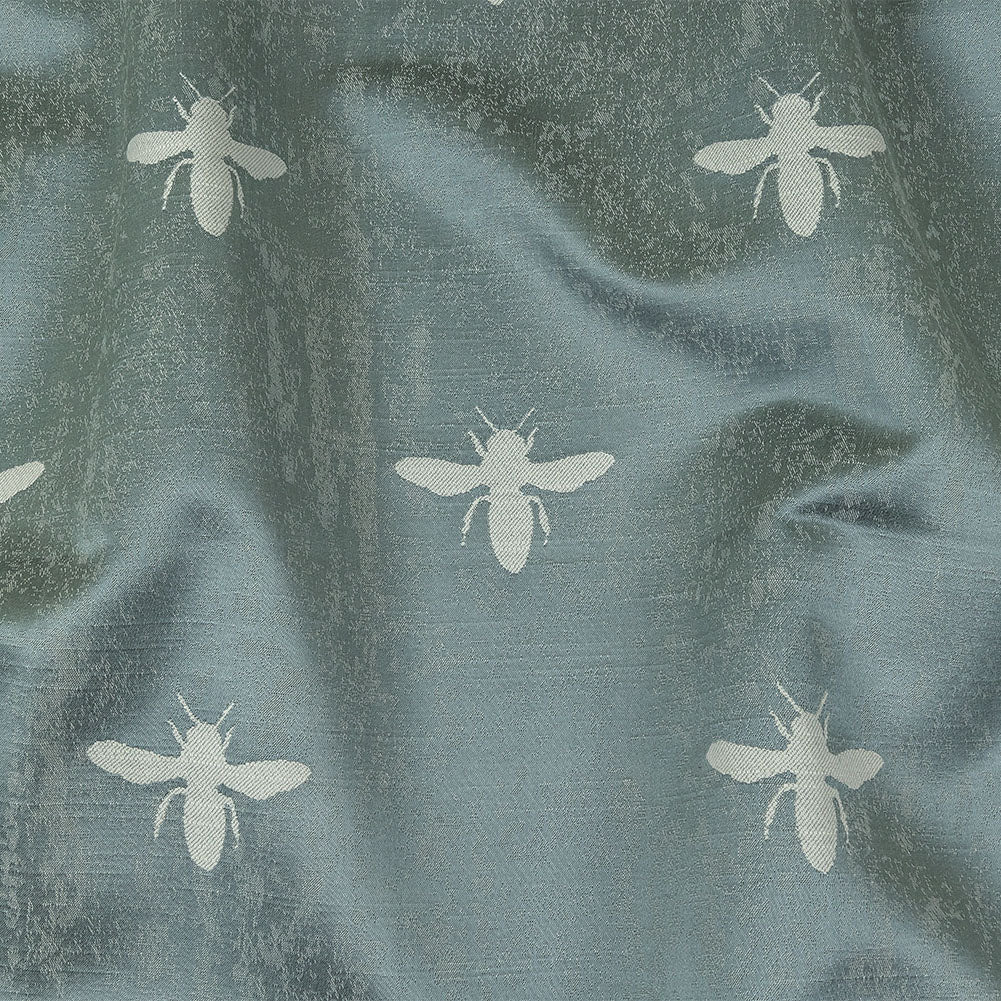 Slubbed Drapery Jacquard - Ocean Buzzing Bees - British Imported - Joann Fabrics