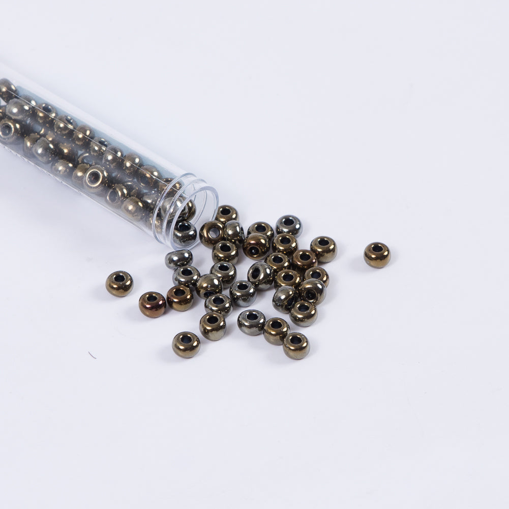 Brown Iris Opaque Czech Seed Beads - Size 2 - Joann Fabrics