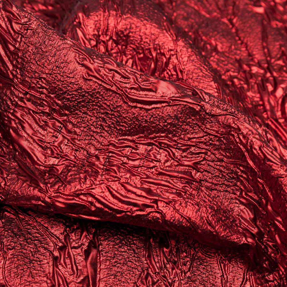 Metallic Syrah Crinkled Luxury Brocade - Joann Fabrics