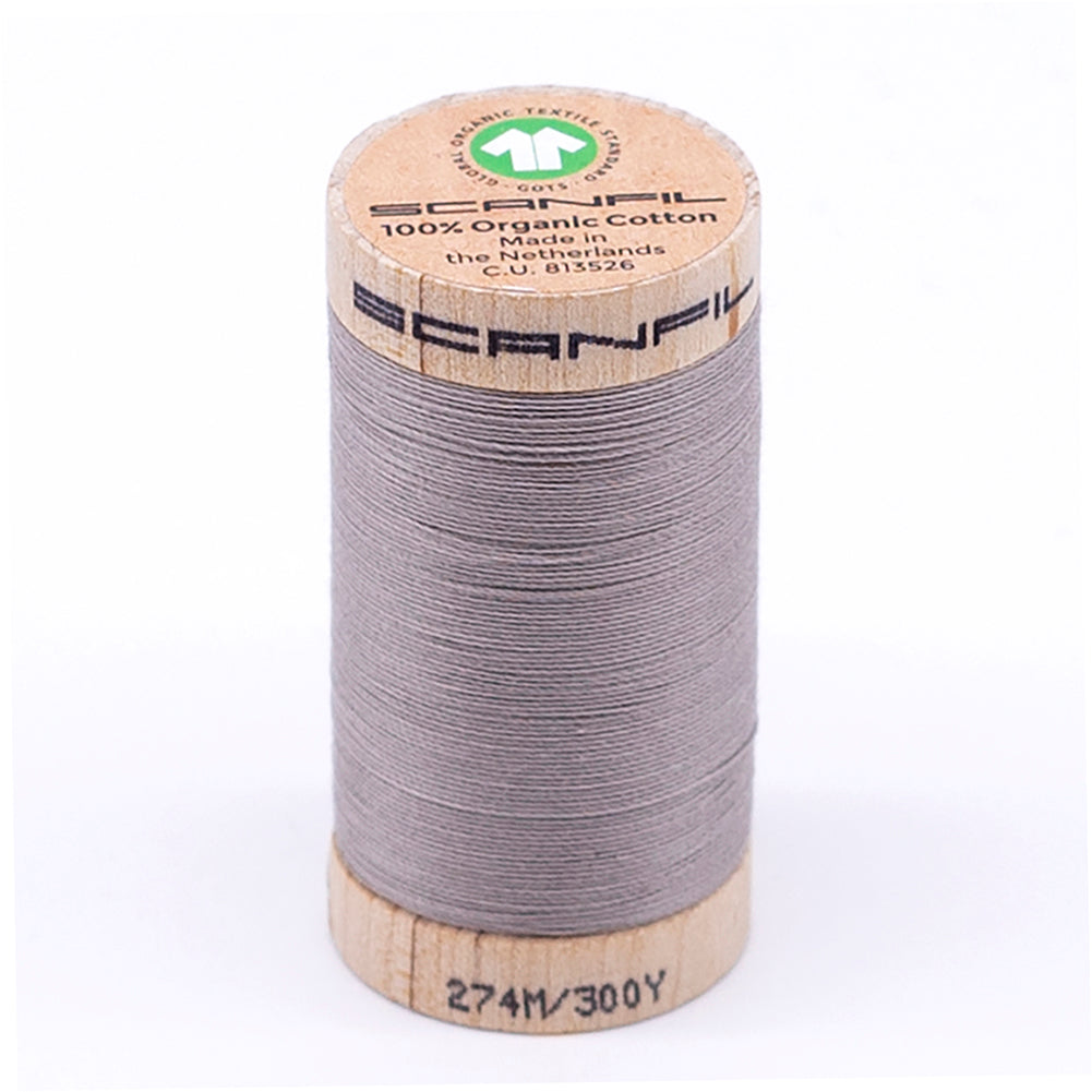 SCANFIL® 30wt Organic Pima Cotton Thread 300 yds - 4831 Chateau Gray - Joann Fabrics