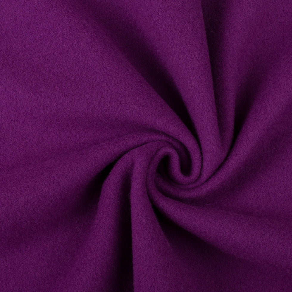 Wool and Cashmere Coating Made in Italy - Purple - Alberini Collection - Joann Fabrics