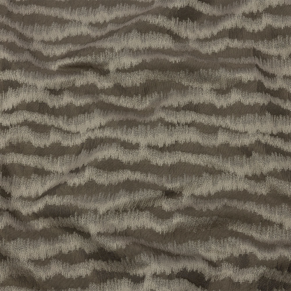 Drapery Jacquard - Truffle Abstract Stripes - British Imported - Joann Fabrics