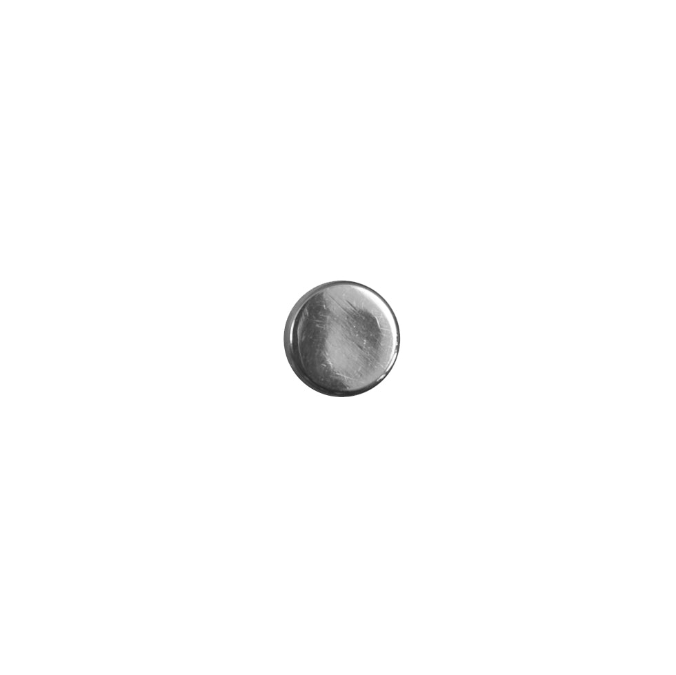 Italian Silver Metal Shank Back Button - 12L/7.5mm - Joann Fabrics