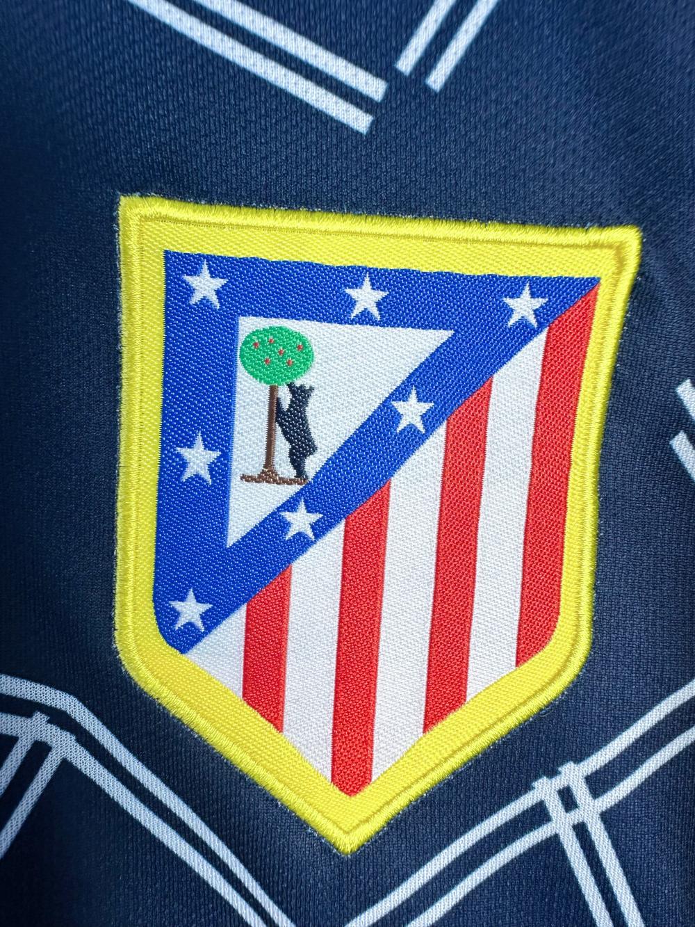2004/2005 Retro Long sleeve Atletico Madrid Away Soccer Jersey 1:1 Thai Quality