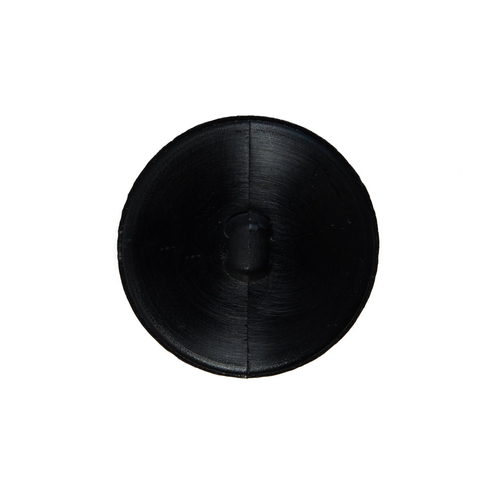 Italian Black Beveled Shank Back Button - 36L/23mm - Joann Fabrics