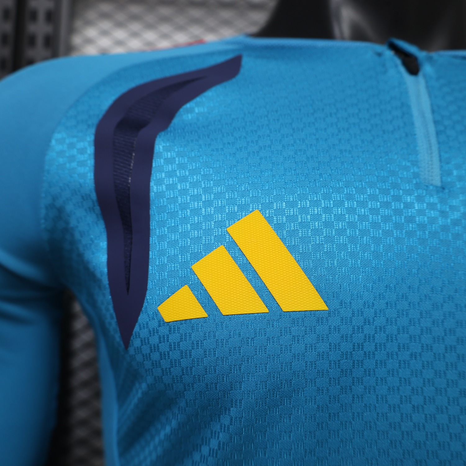 Spain 2026 Light Blue Long Sleeves Training Jersey - Player Version - UnitedFutballJersey