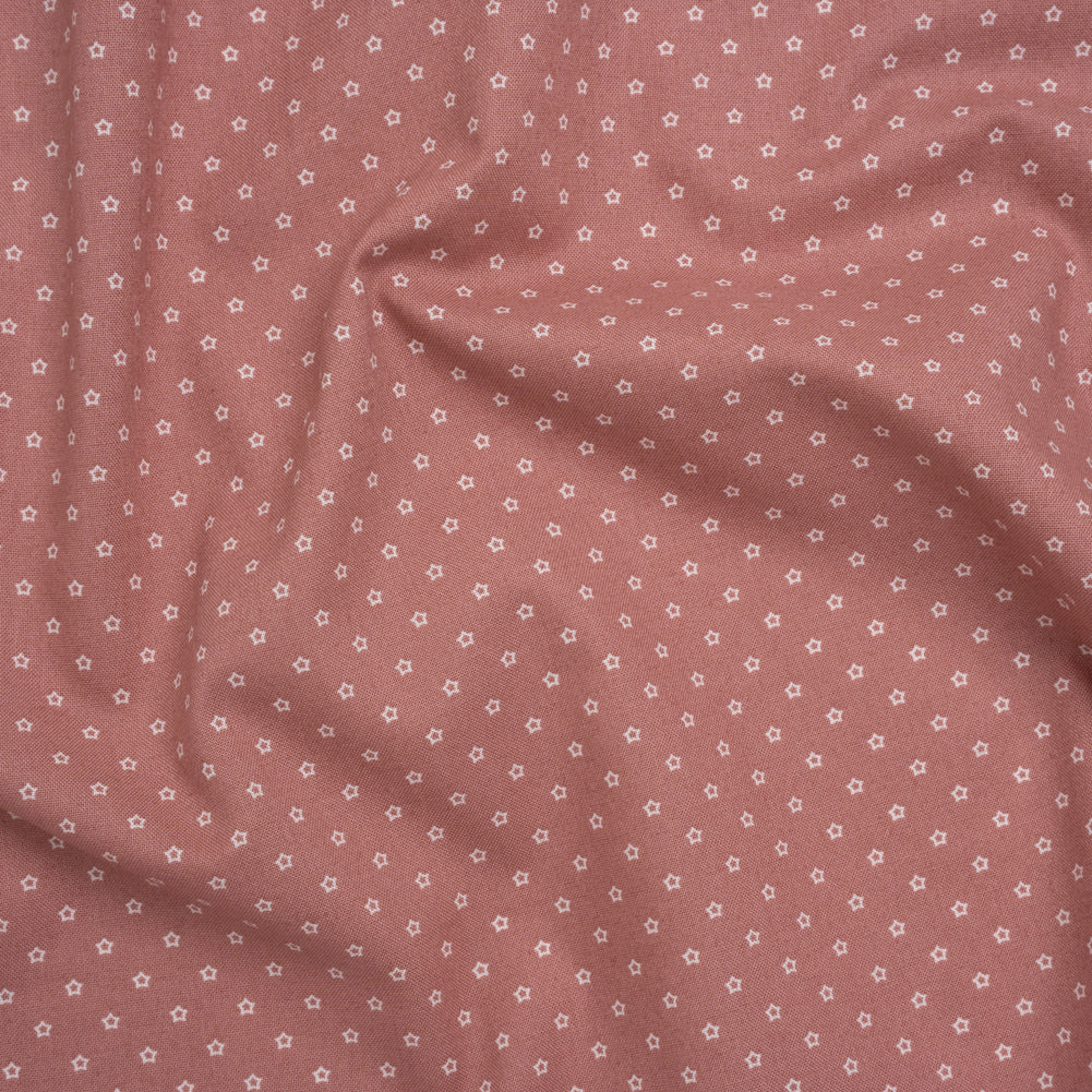 Printed Quilting Cotton by Ghazal Razavi for FIGO Studio - Rhubarb Stars - Nest Collection - Joann Fabrics