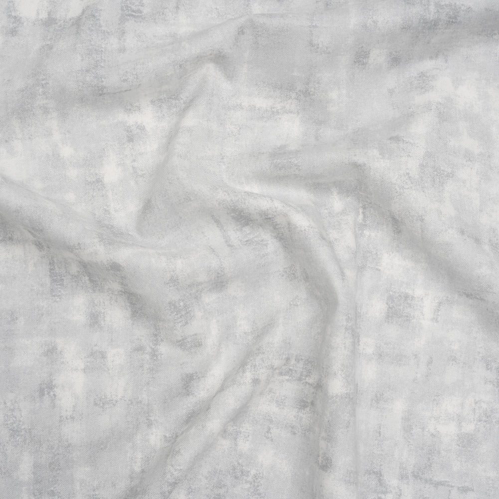 Printed Quilting Cotton by Patrick Lose for Northcott - Pearly White Jazzy Painted Texture - Tonal Trios Collection - Joann Fabrics