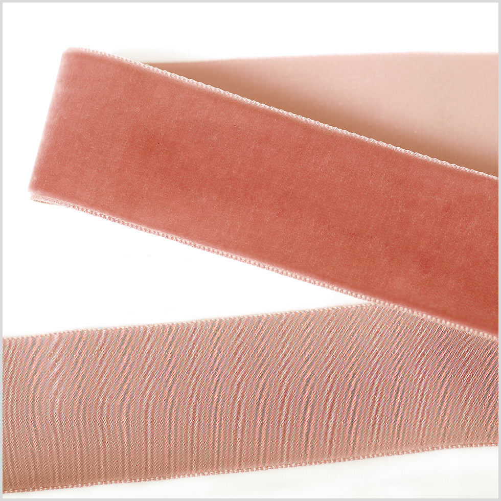 Single Faced Velvet Ribbon Made in Italy - 1.5