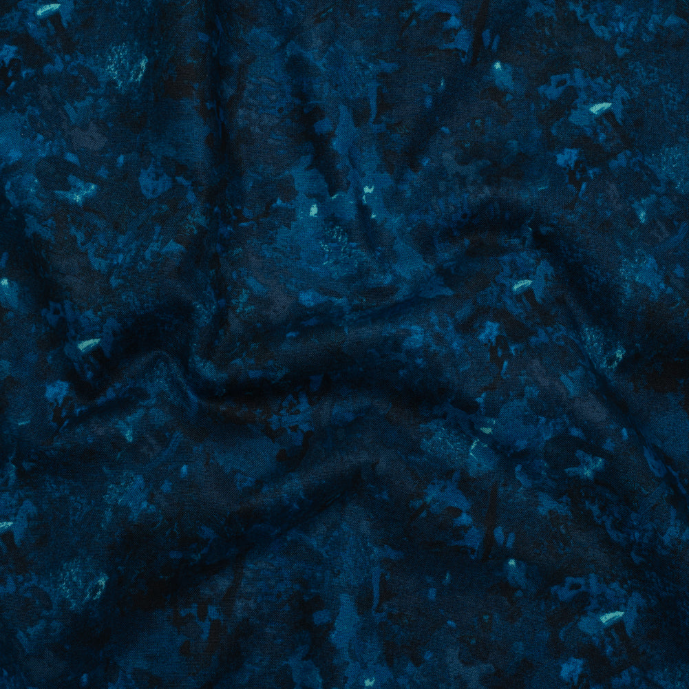 Printed Quilting Cotton by Deborah Edwards for Northcott Studio - Midnight Painterly Abstract - Chroma Collection - Joann Fabrics