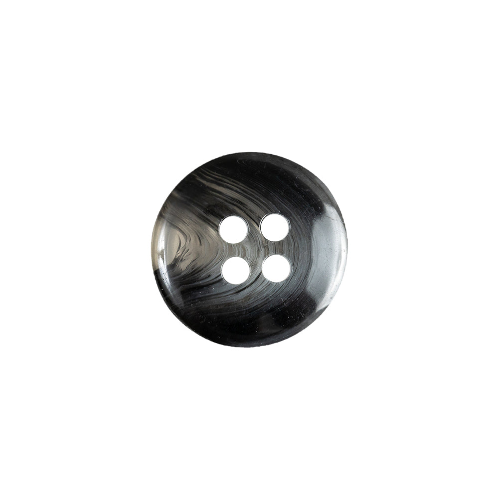 Silver Cloud, Inkblot and Transparent 4-Hole Tire Rimmed Plastic Button - 24L/15mm - Joann Fabrics