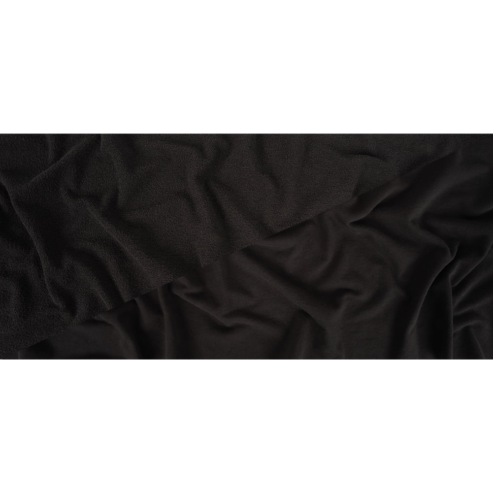 Cotton French Terry Knit - Black - Elida Collection - Joann Fabrics
