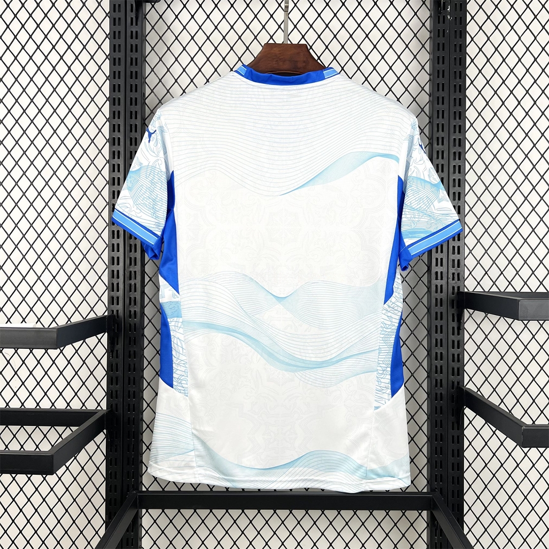 Portugal 2026 Bright White With Sky Blue Waves Special Jersey - Fans Version - UnitedFutballJersey