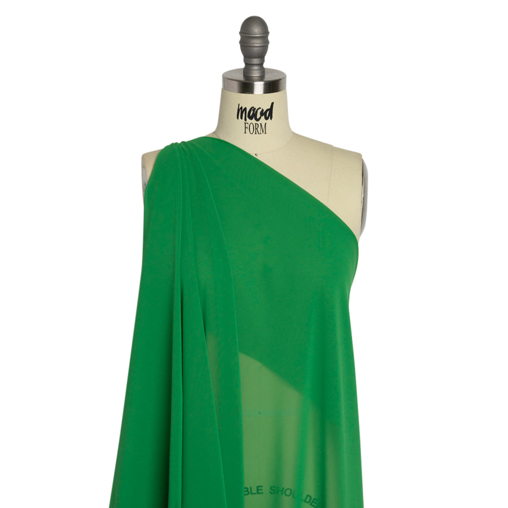 Polyester High-Multi Chiffon - Kelly Green - Netta Collection by Mood - Joann Fabrics