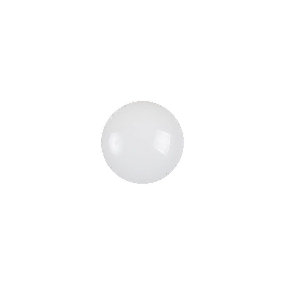 European White Self Back Glass Button - 18L/11.5mm - Joann Fabrics
