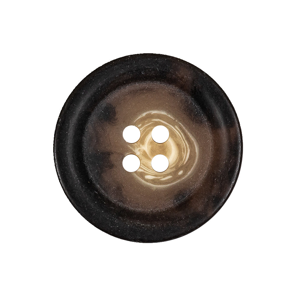 Demitasse and Beige Swirled Semitranslucent 4-Hole Plastic Button - 40L/25.5mm - Joann Fabrics