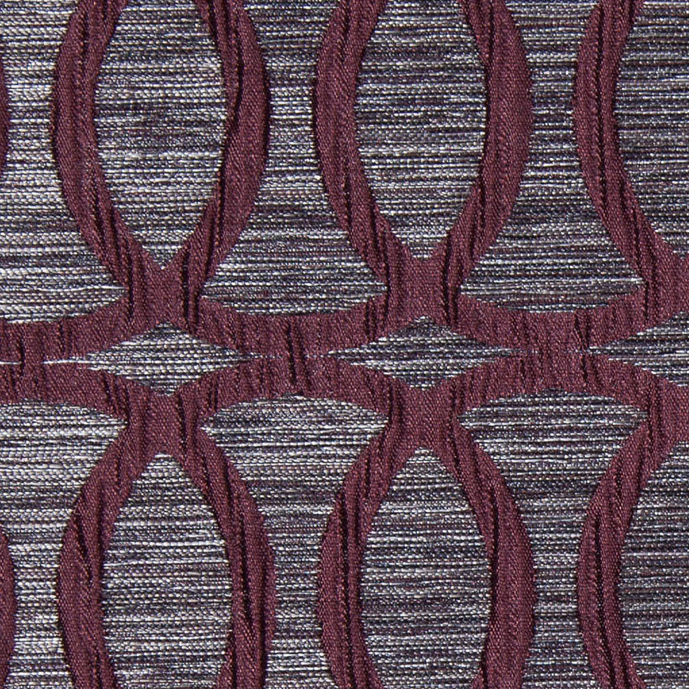 Burgundy Entwined Circles Brocade - Joann Fabrics