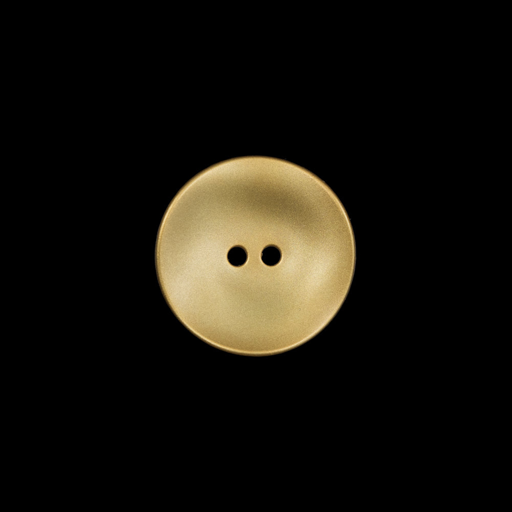 Matte Metallic Gold Concaving 2-Hole Button - 24L/15mm - Joann Fabrics