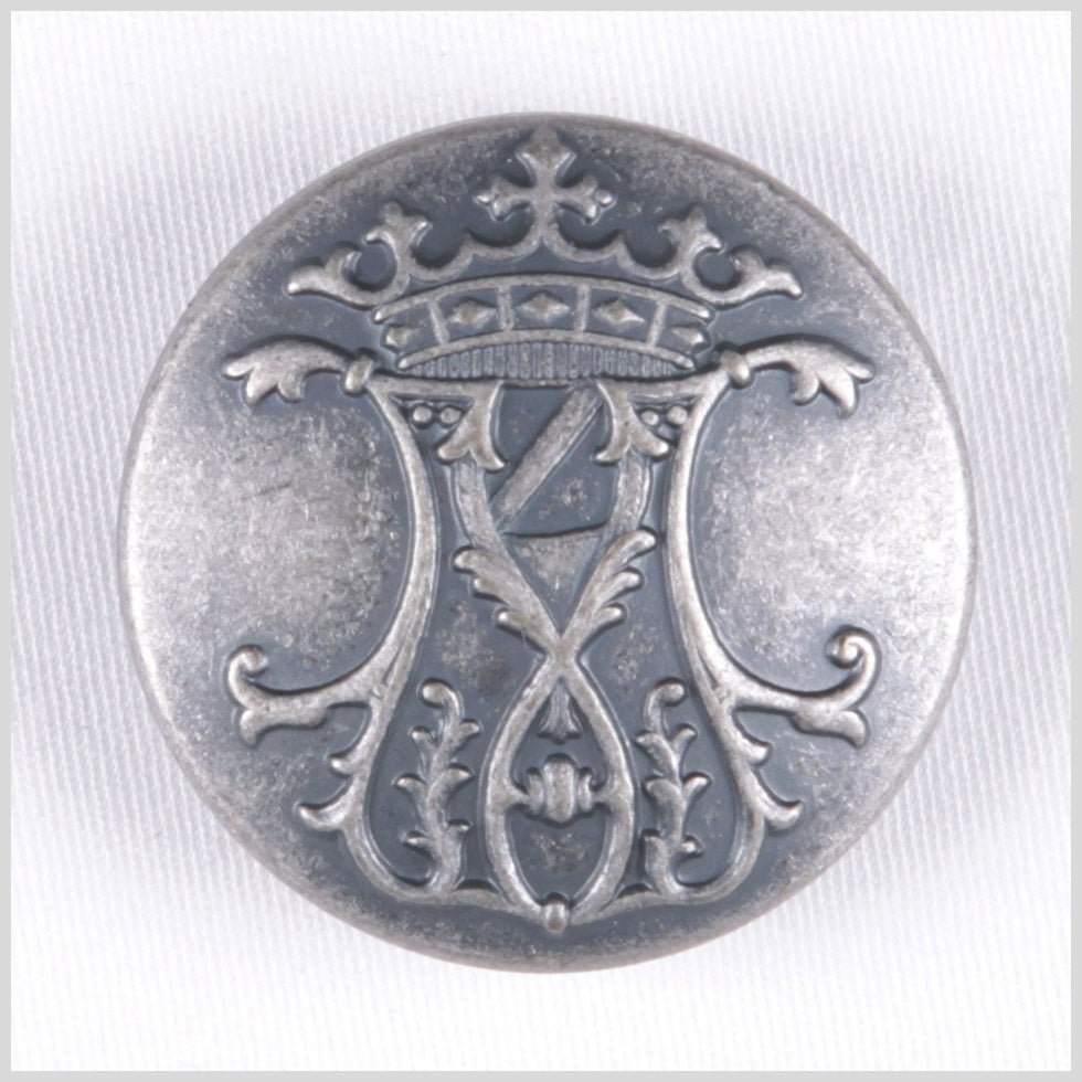 Antique Silver Metal Button - 48L/30.5mm - Joann Fabrics