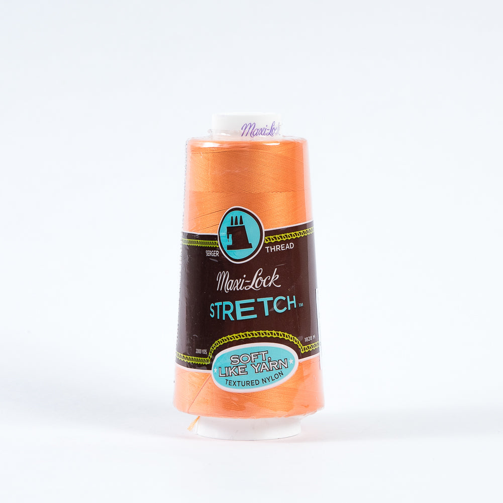 Maxi-Lock Stretch Serger Thread 2000yds - Papaya - Joann Fabrics