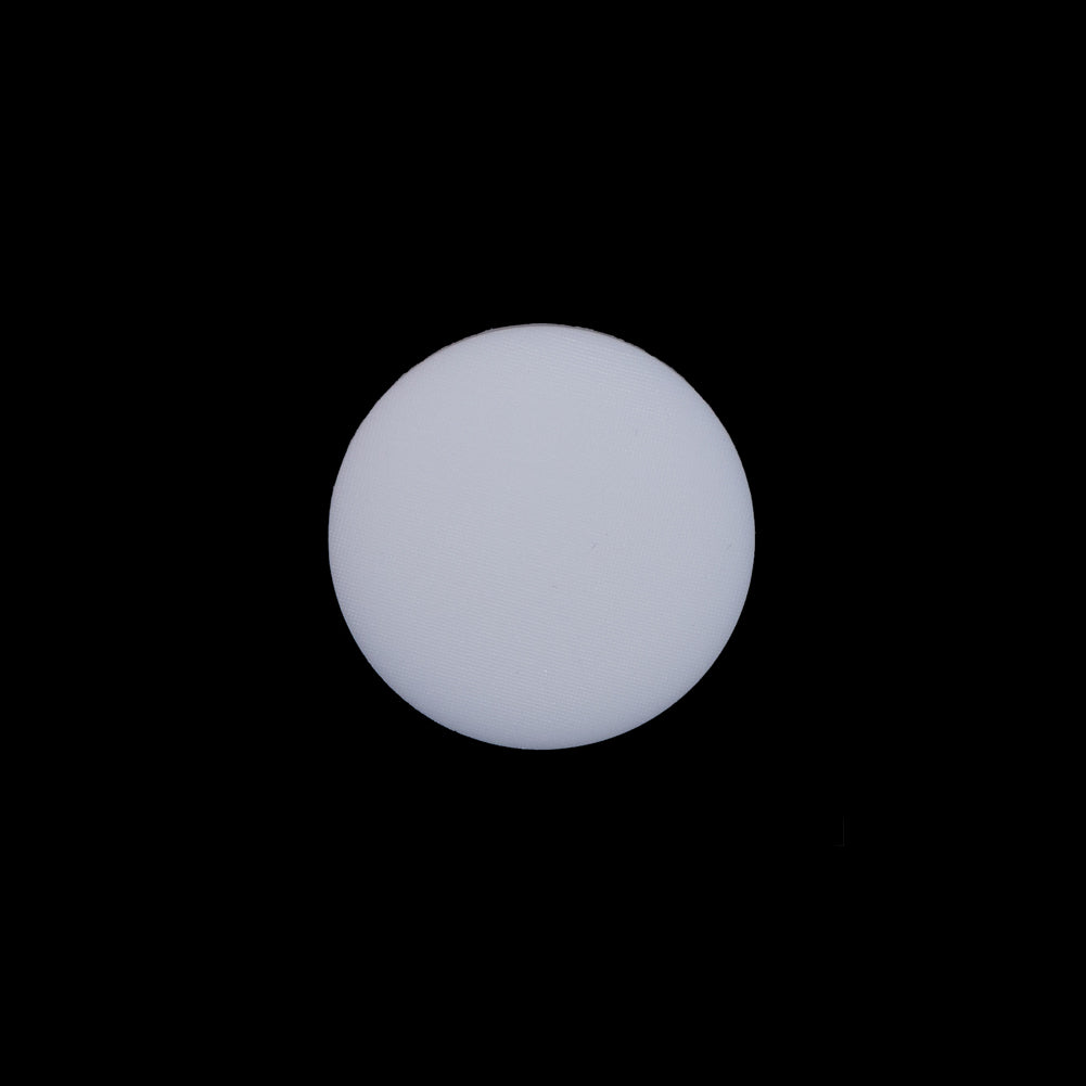 White Plastic Shank-Back Button - 24L/15mm - Joann Fabrics