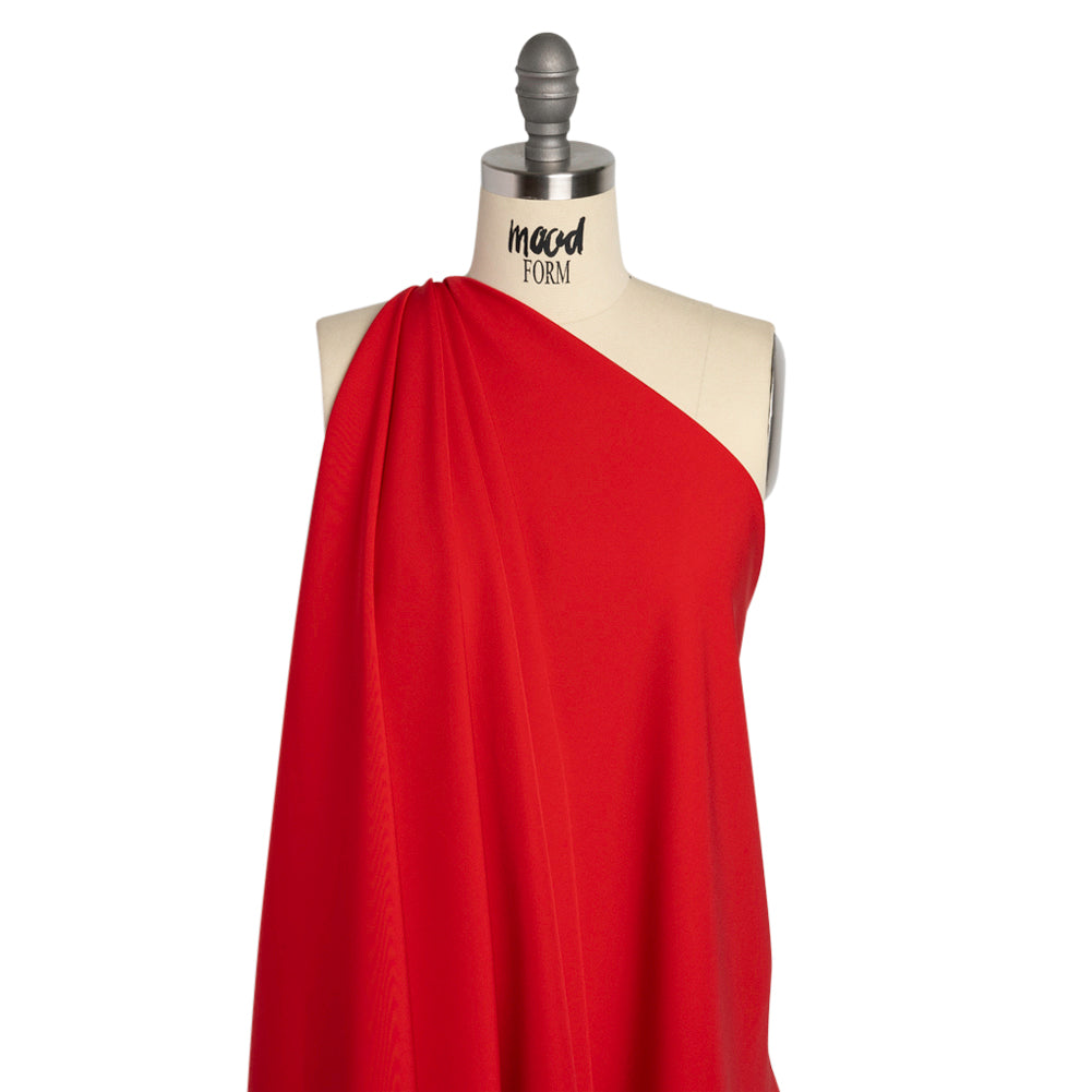 Stretch Recycled Polyester 4-Ply Crepe - Light Red - Premium Collection - Joann Fabrics