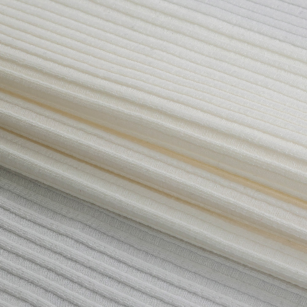 Ivory 5 x 4 Stretch Viscose Rib Knit - Joann Fabrics