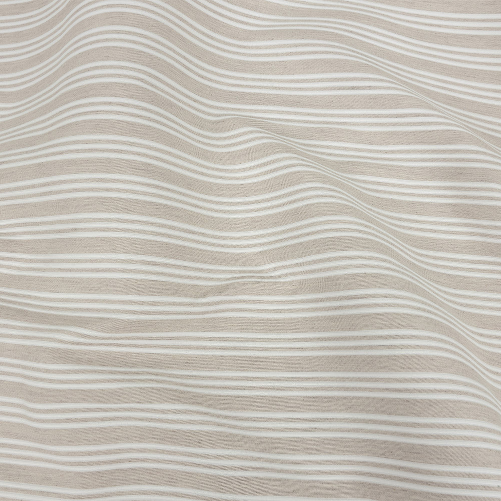 Ivory Double Wide Drapery Twill with Raised White Stripes - Joann Fabrics