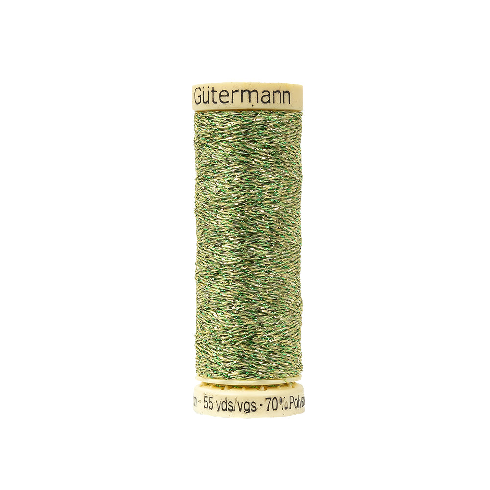 Gutermann Metallic Effect Thread 50m - 400 Lime - Joann Fabrics