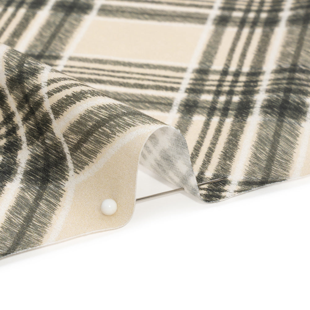 Mood Exclusive Beige Argyle Anyone Cotton Poplin - Joann Fabrics
