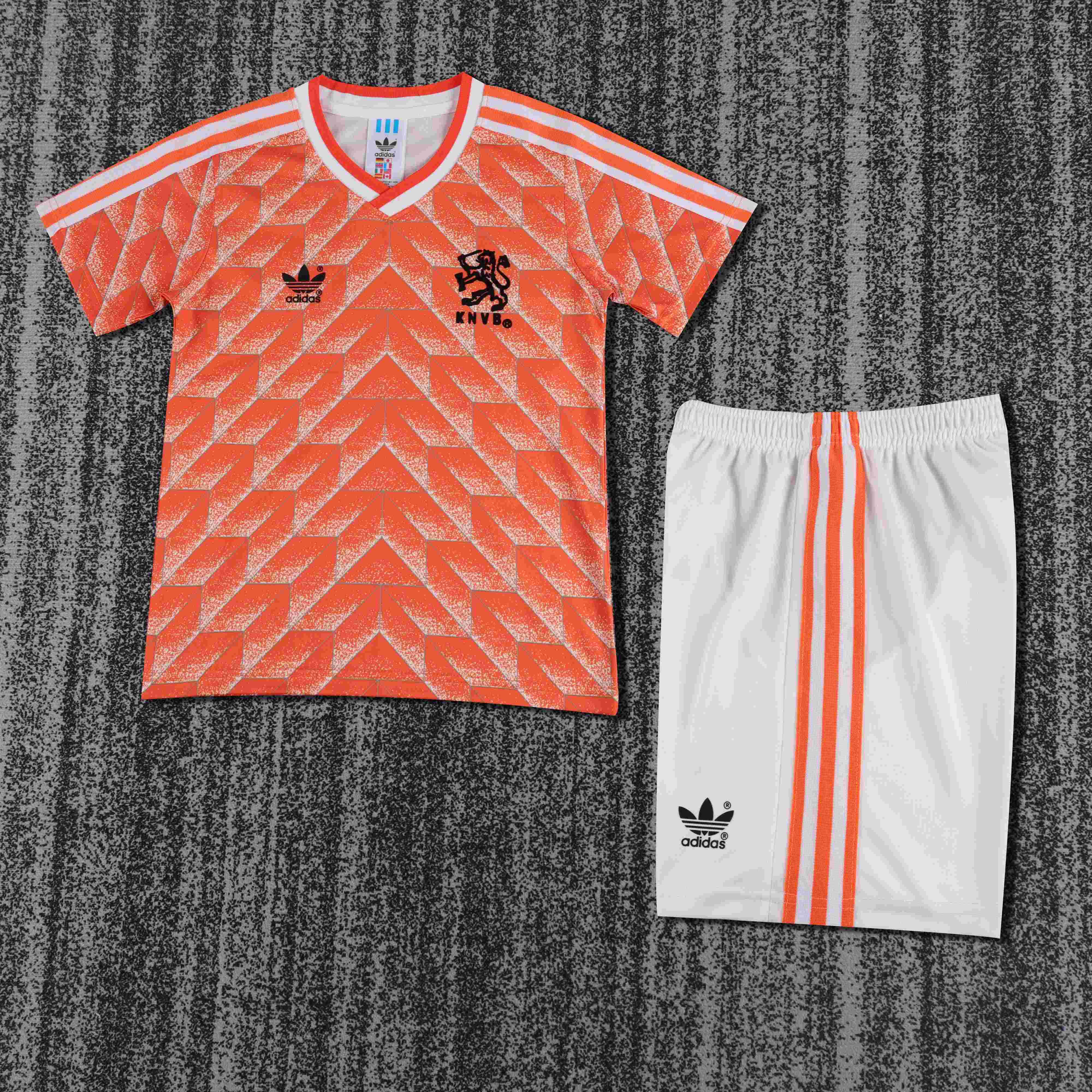 1988 Retro Netherlands Home Football Shirt 1:1 Thai Quality Kids Size