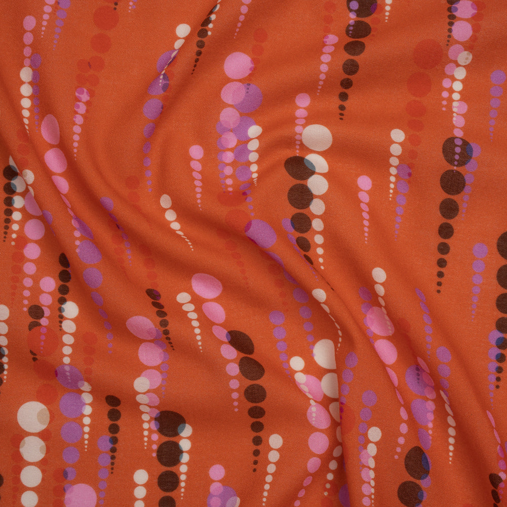 Mood Exclusive Orange Rain on Me Cotton Crepe - Joann Fabrics
