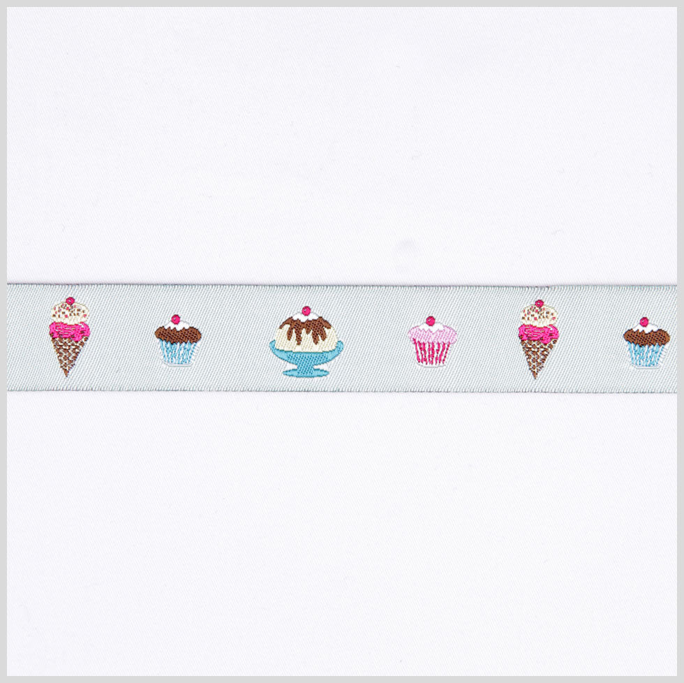 Pink/Blue French Jacquard Ribbon - Joann Fabrics