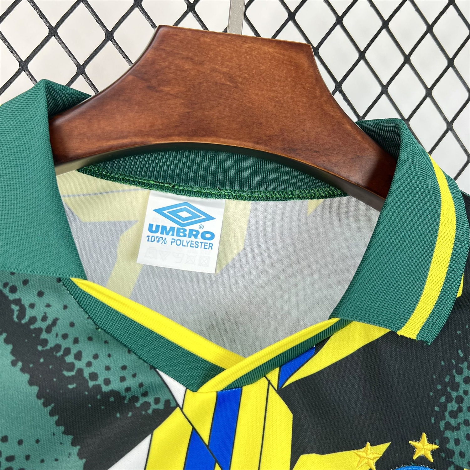 Retro Brazil 1994 Long Sleeves Goalkeeper Jersey - UnitedFutballJersey