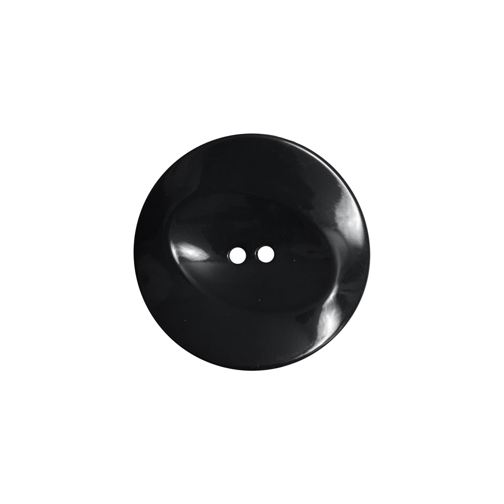 Italian Black Concaved Plastic 2-Hole - 32L/20mm - Joann Fabrics