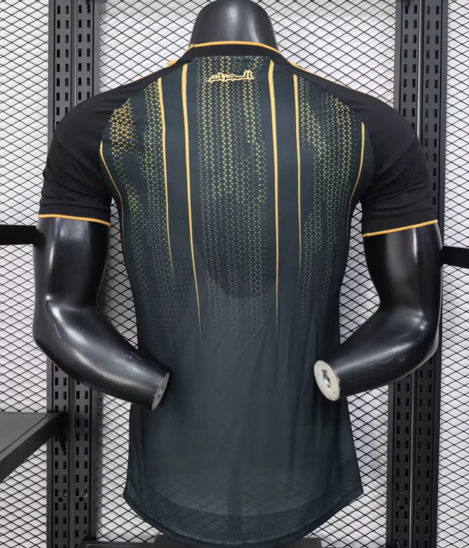 2026 Player Algeria National Team Training Suit Black Football Shirt 1:1 Thai Quality