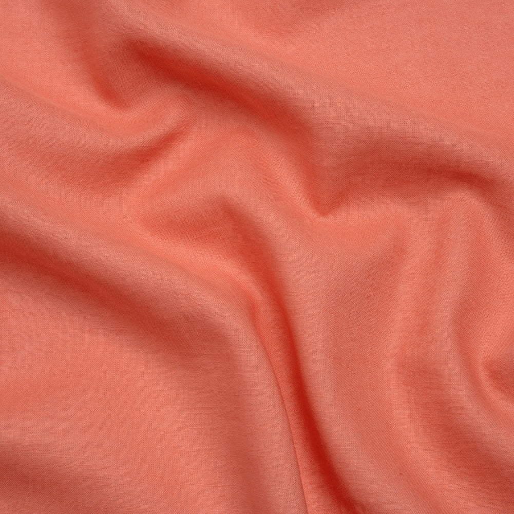 Lightweight Linen Woven - Watermelon Pink - Designer Deadstock - Joann Fabrics